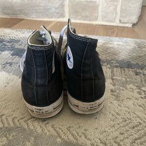 Converse Black High-Top Platform Sneakers